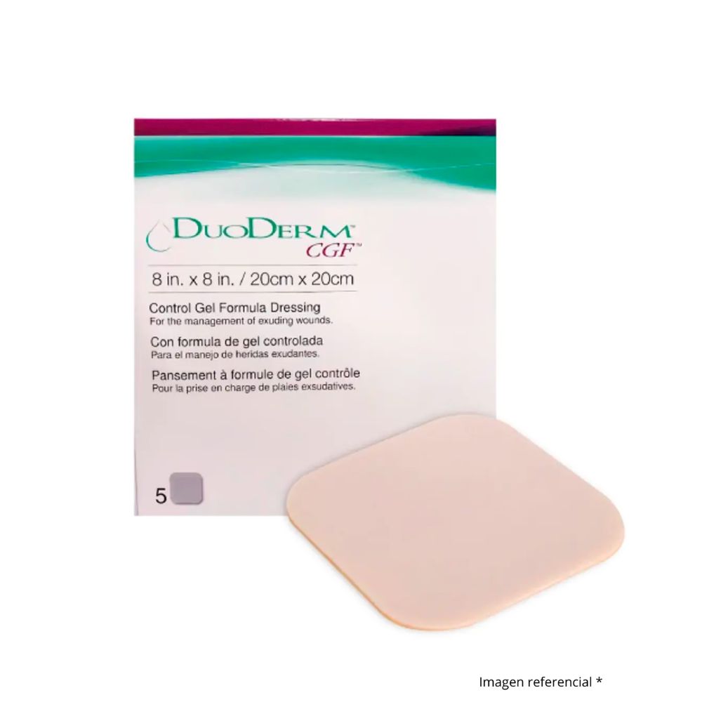 Duoderm Cgf apósito de gel 20x20 cm, cuadrado beige