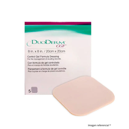 Duoderm Cgf apósito de gel 20x20 cm, cuadrado beige