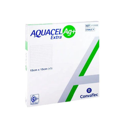 Aposito Aquacel Ag Extra 15 x 15 cm (x5), estéril