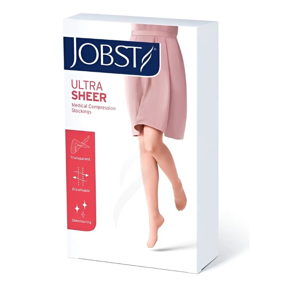 Calceta Jobst mujer 15-20 mmHg, media ultra sheer color nude