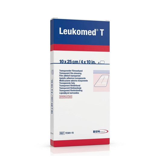 Leukomed T apósito transparente, 10x25 cm (caja)