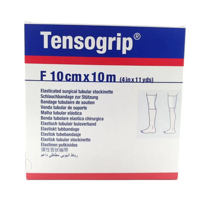 Venda tubular elástica, caja F 10 cm x 10 m