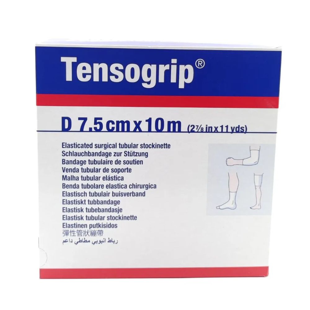 Venda tubular elástica, caja D 7,5 cm x 10 m