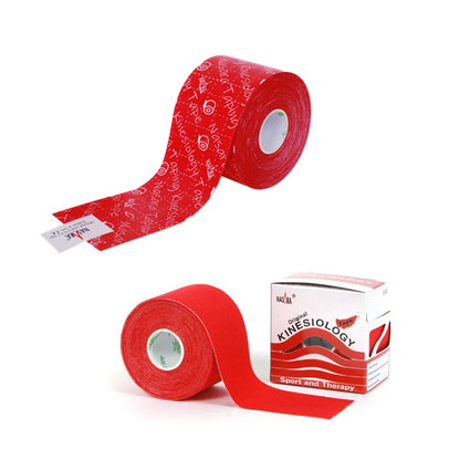 Cinta kinesiotape roja 5 m x 5 cm en rollo