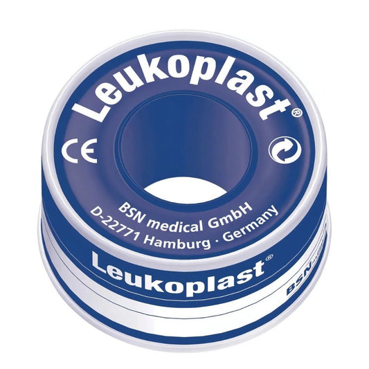Tela Leukoplast Blanca, cinta adhesiva blanca enrollada en carrete