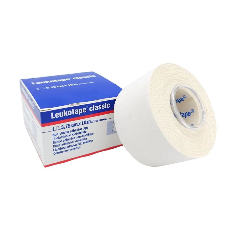 Leukotape Classic 3,75 cm x 10 m: cinta adhesiva blanca en rollo