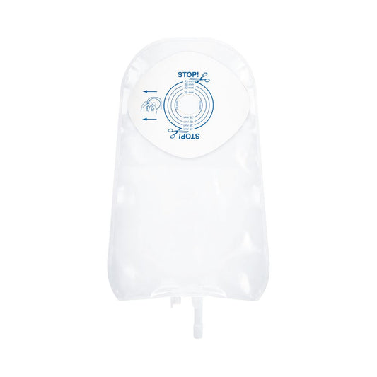 Bolsa de ostomía Opaca 416975 con filtro circular y salida inferior