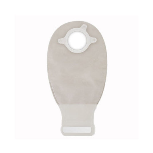 Bolsa de ostomía drenable transparente natural con anillo de 100 mm
