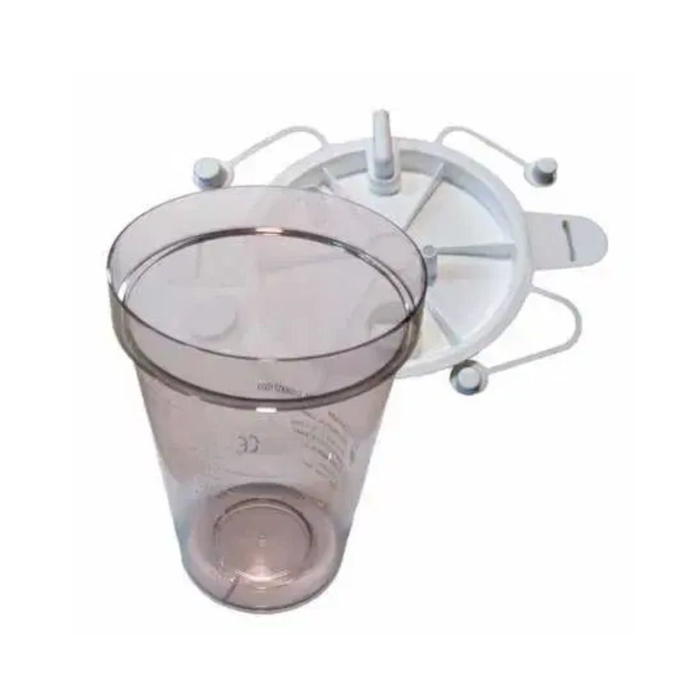 Frasco P-bomba de aspiración Apex de 800 ml, recipiente transparente con tapa