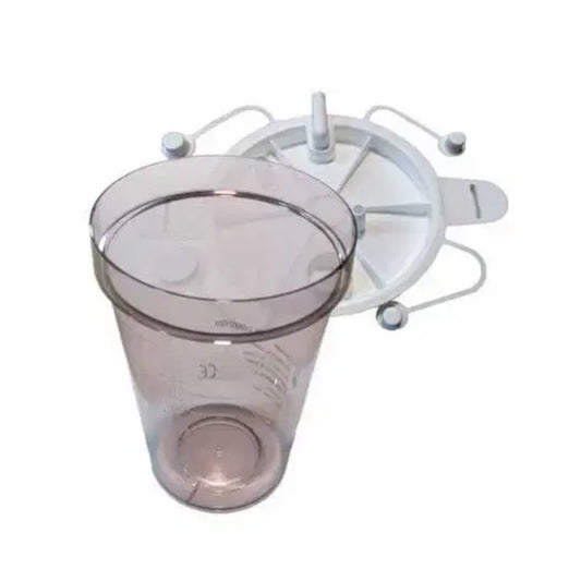 Frasco P-bomba de aspiración Apex de 800 ml, recipiente transparente con tapa