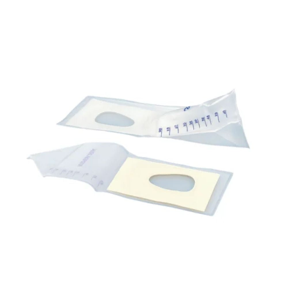 Recolector de orina pediátrico 200 ml, bolsitas con orificio oval