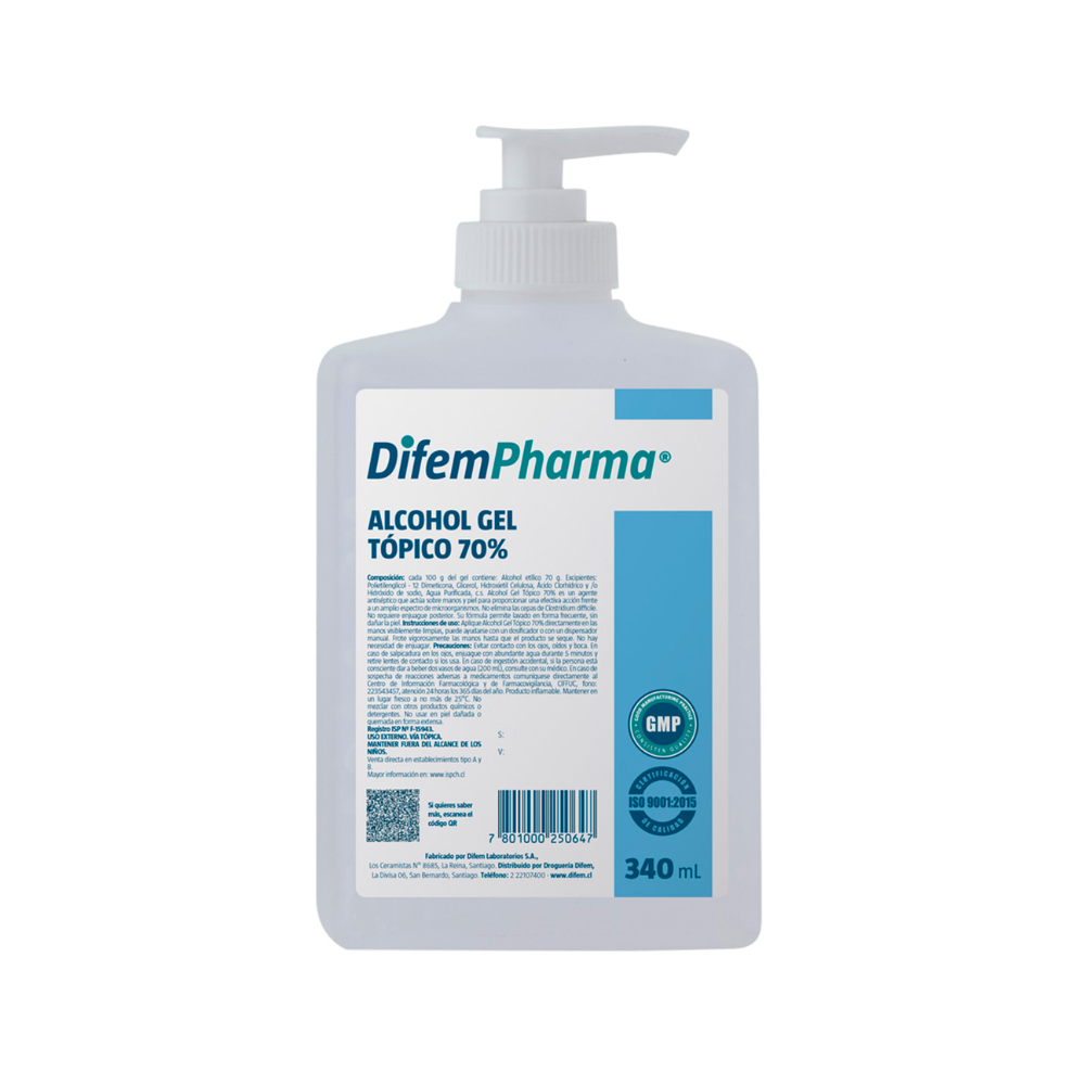 Alcohol Gel 1000CC Difem 2400060