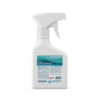 Atomizador de alcohol isopropílico 70° con boquilla, envase 290 ml