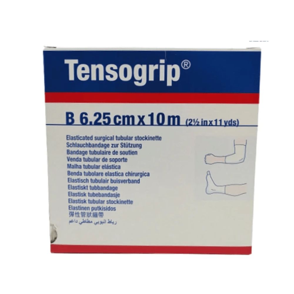 Venda tubular elástica, caja B 6,25 cm x 10 m