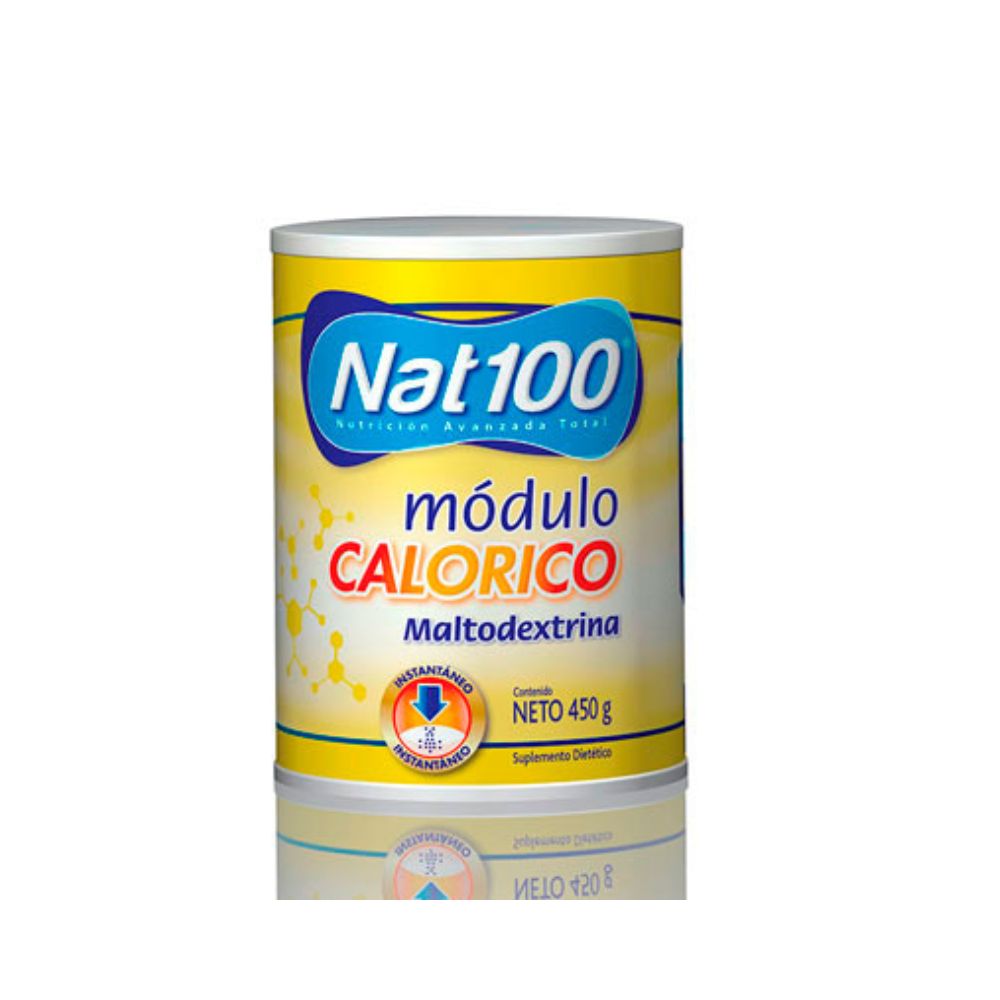 Nat 100 modulo calórico 450 g, barattolo di maltodestrina