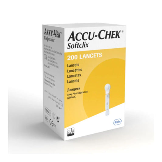 Caja de Lancetas Accu-Chek Softclix con 200 lancetas