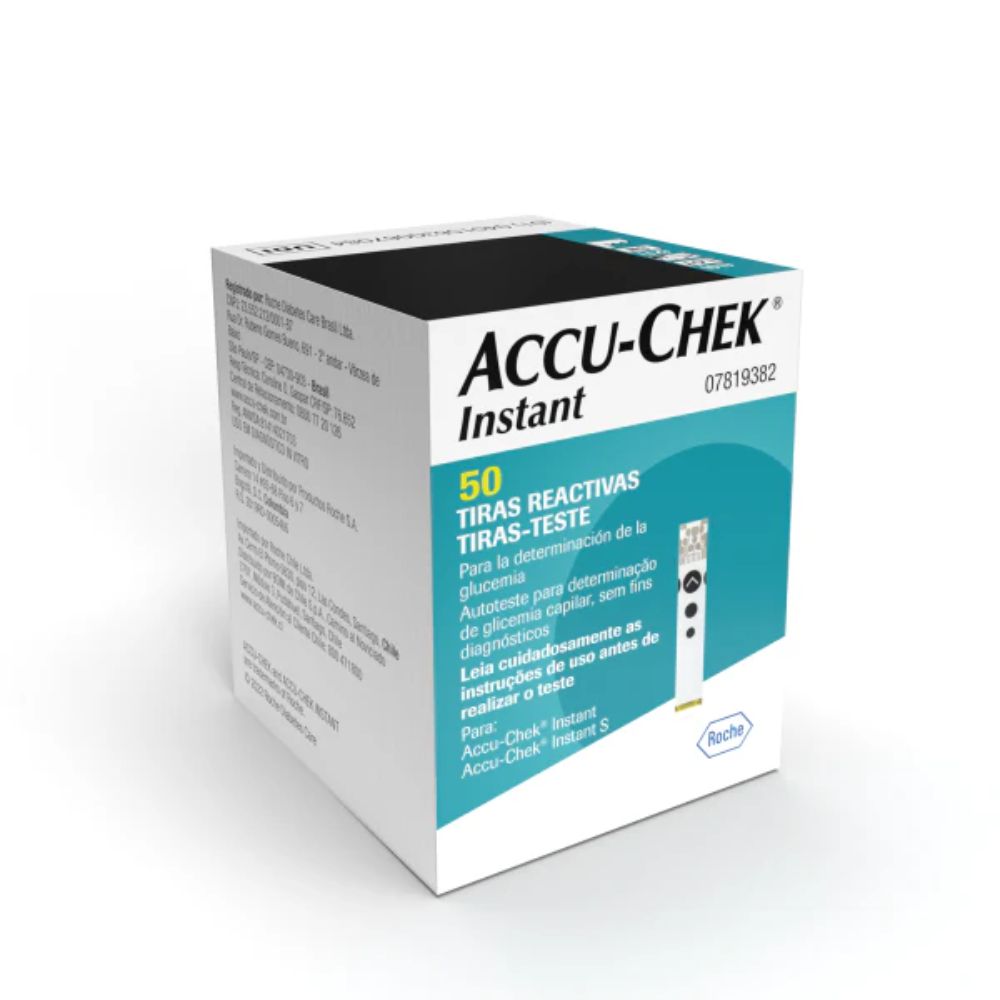 Caja de tiras reactivas Accu-Chek Instant 50