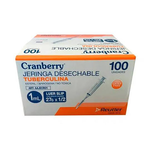 Jeringa Desech 1CC Tuberculina Cranberry