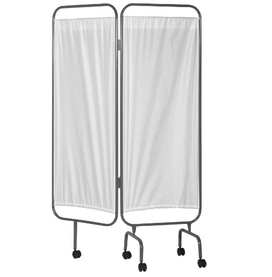 Biombo Clínico Esmaltado Con Tela Lavable